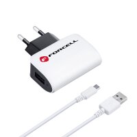 Forcell NETZ-Ladegerät Micro USB UNIVERSAL 1A...