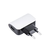 Forcell NETZ-Ladegerät Micro USB UNIVERSAL 1A (abnehmbar Kabel) Überhitzung und Stoßspannungen Weiß-Schwarz