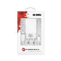 Forcell Netzladegerät mit USB Stecker Typ-C-2,4A Quick Charge 3.0 Funktion Schutzsystem gegen Überhitzung und Stromstöße