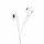 Forcell In-Ear Kopfhörer Stereo für Apple iPhone iPhone-Anschluss 8-pin garantiert einen hohen Tragekomfort Weiß