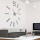 Moderne und Minimalistische DIY Quarz Wanduhr ohne Rahmen Ziffern zum Aufkleben Wanddekoration für Küche, Büro, Schlafzimmer und Wohnzimmer