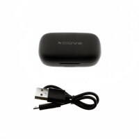 Bluetooth 5.1 Wireless Ohrhörer USB-C-Eingang Schwarz