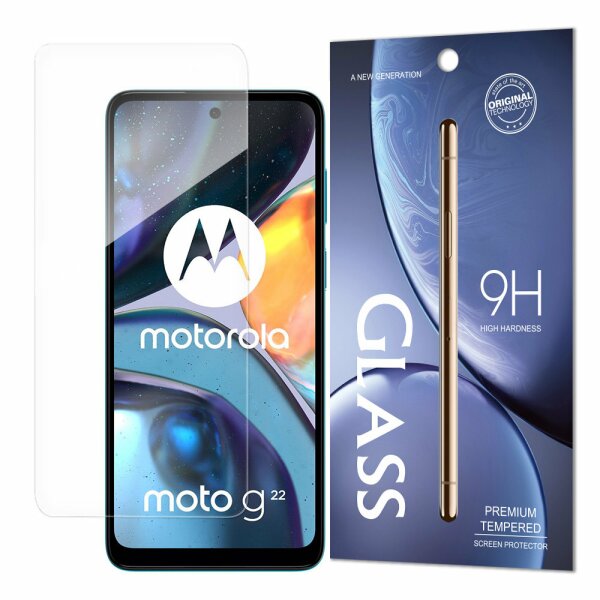 Schutzglas 9H kompatibel mit MOTOROLA MOTO G22 Displayschutzfolie Schutzfolie Passgenau Glas