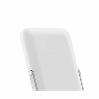 Gopower Powerbank mit 15 W Wireless Charger Externer Akku-Ladegerät Weiß