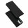 Buch Tasche kompatibel mit Xiaomi Redmi A1 Hülle Etui Brieftasche Schutzhülle mit Standfunktion, Kartenfach Schwarz