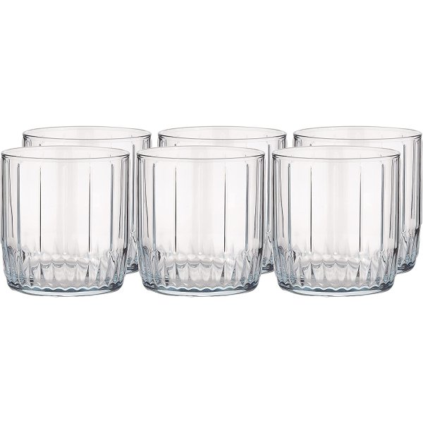 Pasabahce Leia 3er Water Berühmte Gläser Wassergläser transparent aus Glas