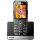 Maxcom MM 720BB Großtasten Multi-Media Handy micro-SIM (5,6 cm (2,2 Zoll) Farbdisplay, 0,3 Megapixel Kamera, Bluetooth) mit Ladeschale schwarz