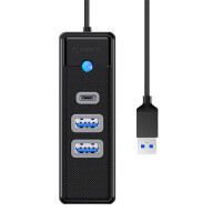 Orico PWC2U-U3-015-BK-EP Hub Adapter USB auf 2x USB 3.0 +...