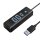 Orico PWC2U-U3-015-BK-EP Hub Adapter USB auf 2x USB 3.0 + USB-C, 5 Gbps, 0,15m Schwarz