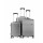 Reisekoffer ABS-02 Koffer 3-teilig Hartschale Trolley Set Kofferset Handgepäck Gepäck Reisetasche