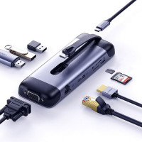 Ugreen 9in1 Multifunktions HUB USB Typ C - HDMI / 3x USB...