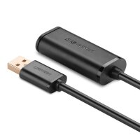 Ugreen Active Kabel USB 2.0 Verlängerungskabel 480 Mbps 5 m Schwarz (US121 10319)