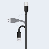 Ugreen Verlängerungskabel (weiblich) Universalkabel  USB 2.0 Adapter (männlich) 0,5m Schwarz (US103)