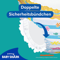 Pampers Windeln Größe 3-4, Splashers Baby Shark Limited Edition, 12 Stück, Einweg-Schwimmwindeln, für sicheren Schutz im Wasser