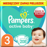 Pampers S3 Größe 3 Active Baby Monthly Box...