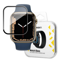 Wozinsky Schutzglas Full Glue kompatibel mit Apple Watch...