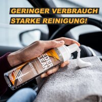 ShinyChiefs LEDER CLEAN - LEDERREINIGER Hochwirksamer Schaumreiniger für Ledersitze und Lenkräder 200ml