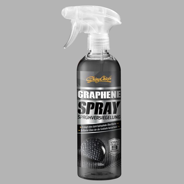 ShinyChiefs GRAPHENE SPRAY - SPRÜHVERSIEGELUNG Innovative Autolack Sprühversiegelung mit Graphene Harzen 500ml