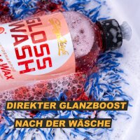 ShinyChiefs GLOSSWASH Kirsche - WASH & WAX Mildes Autoshampoo mit Glanzverstärker für den "Just-Waxed-Look" 500ml