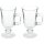 Pasabahce Irish 2er Set Kaffeeglas mit Henkel, Tee, Latte Macchiato