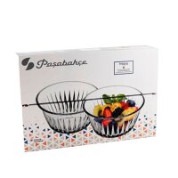 Pasabahce Frezya Glasschüssel 6er Set Ø10x5cm Schale Dessertschale transparent