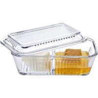 Pasabahce Frigo Studio Aufbewahrungsbehälter mit Fächern 480cc 17x10.2cm transparent