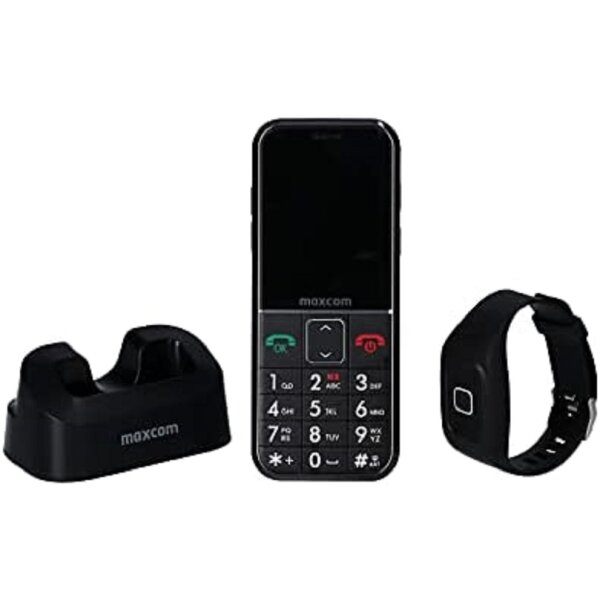 MaxCom Comfort MM735, Balken, Single SIM, 5,59 cm (2.2 Zoll), Bluetooth, 1400 mAh, Schwarz