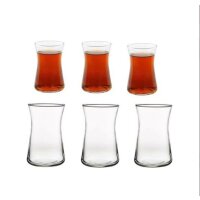 Pasabahce 6er Set Teegläser 160cc 5 1/4 oz transparent