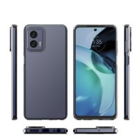 Silikon Hülle Basic kompatibel mit MOTOROLA MOTO G73 5G Case TPU Soft Handy Cover Schutz Transparent