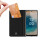 Skin Pro Hülle kompatibel mit Xiaomi Redmi Note 12 Flip Cover Card Wallet Stand schwarz