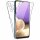 360° Full Body Silikon Case kompatibel mit Schutz Hülle Handy Tasche Schale Bumper transparent