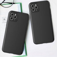 Soft Case Hülle kompatibel mit Google Pixel 7a dünne Silikonhülle schwarz