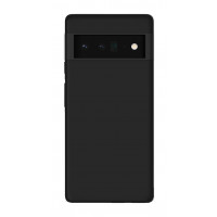 Silikon Hülle Basic kompatibel mit Google Pixel 8 Case TPU Soft Handy Cover Schutz in Schwarz
