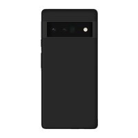 Silikon Hülle Basic kompatibel mit Google Pixel 8 Case TPU Soft Handy Cover Schutz in Schwarz