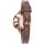Sekonda - Damen -Armbanduhr 2315.27 Analog Quartz Uhr Strap Ladies Jewellery Skeleton braun