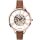 Sekonda - Damen -Armbanduhr 2315.27 Analog Quartz Uhr Strap Ladies Jewellery Skeleton braun