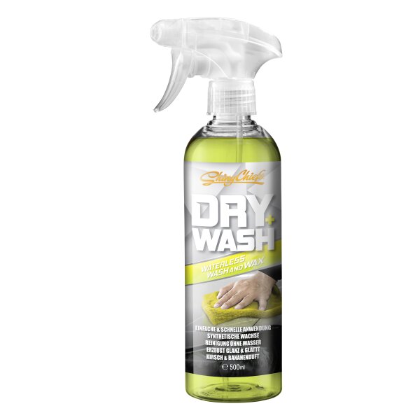 ShinyChiefs DRY WASH - WATERLESS WASH & WAX - 2in1 Auto Lackreiniger und Autowachs