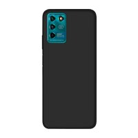 Silikon Hülle Basic kompatibel mit ZTE Blade Axon 40 Lite Case TPU Soft Handy Cover Schutz in Schwarz