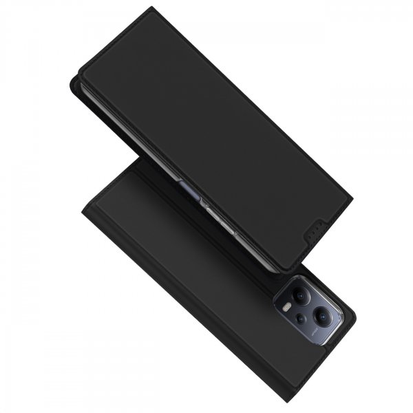 Skin Pro Hülle kompatibel mit Xiaomi Redmi 11a Cover Flip Card Wallet Stand schwarz