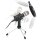 Varr Gaming Mikrofon Scenic Jack 3,5MM SCHWARZ + POP Filter + Shock Basket + STATIV + Adapter