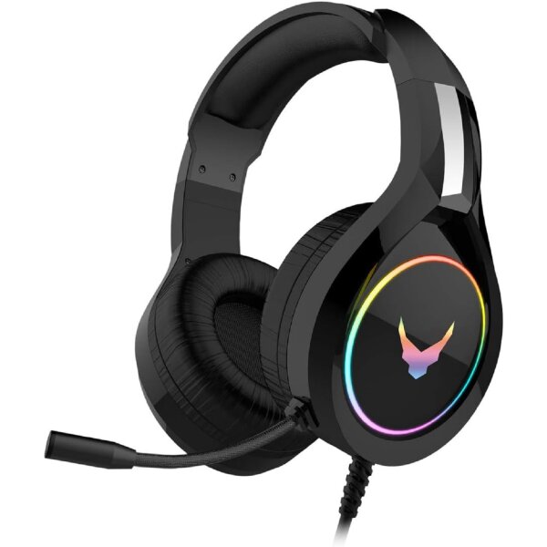 Varr Gaming RGB Over-Ear Kopfhörer Gaming-Headset HI-FI Stereo Mikrofon VH6060 Schwarz