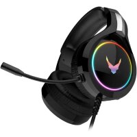 Varr Gaming RGB Over-Ear Kopfhörer Gaming-Headset HI-FI Stereo Mikrofon VH6060 Schwarz