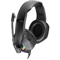 Varr Gaming RGB Headset MIC VH8050 Gaming-Kopfhörer mit Stereo-Subwoofer und Mikrofon Schwarz