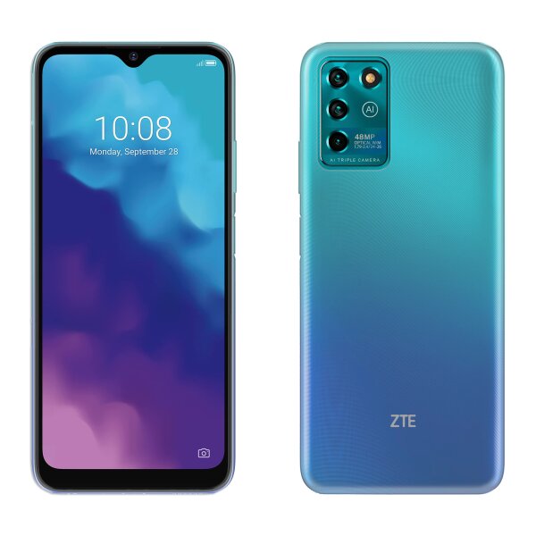 Silikon Hülle Basic kompatibel mit ZTE Blade Axon 40 Lite Smart Case TPU Soft Handy Cover Schutz Transparent