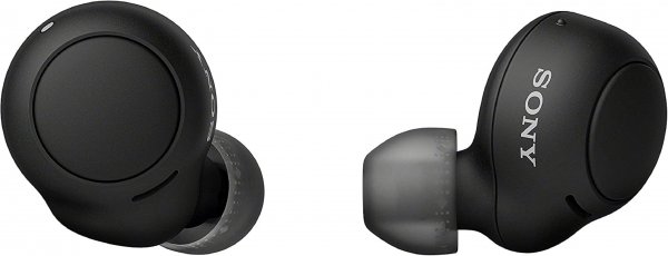 Sony WF-C500 True Wireless Kopfhörer kompatibel mit Voice Assistant, integriertes Mikrofon für Telefonate Schwarz
