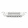 Sunay Serviertablett aus Edelstahl 18/10 Oval in Silber mit Muster und eleganten Griffen