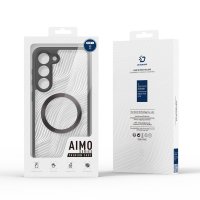 Aimo Mag Gepanzerte Hülle kompatibel mit Samsung Galaxy S23 mit MagSafe Schwarz