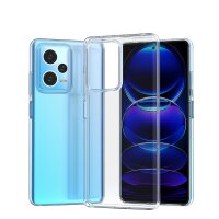 Ultra Clear 0.5mm Hülle kompatibel mit Xiaomi Redmi Note 12 Pro Plus Thin Cover Transparent