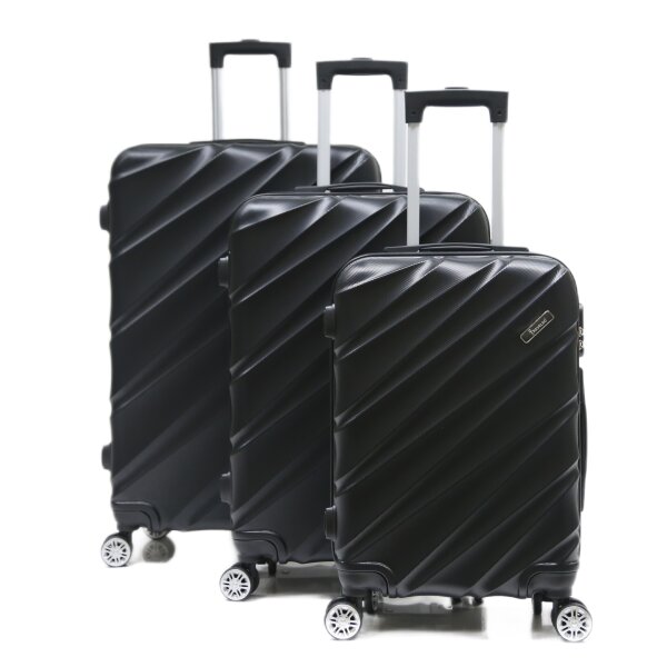 Reisekoffer Koffer 3 tlg Hartschale Trolley Set Kofferset Handgepäck Gepäck Reisetasche ABS-05