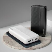 Dudao Powerbank Akkukapazität 20000mAh 2x USB-A Anschluss 10W Ladegerät (K4S+)